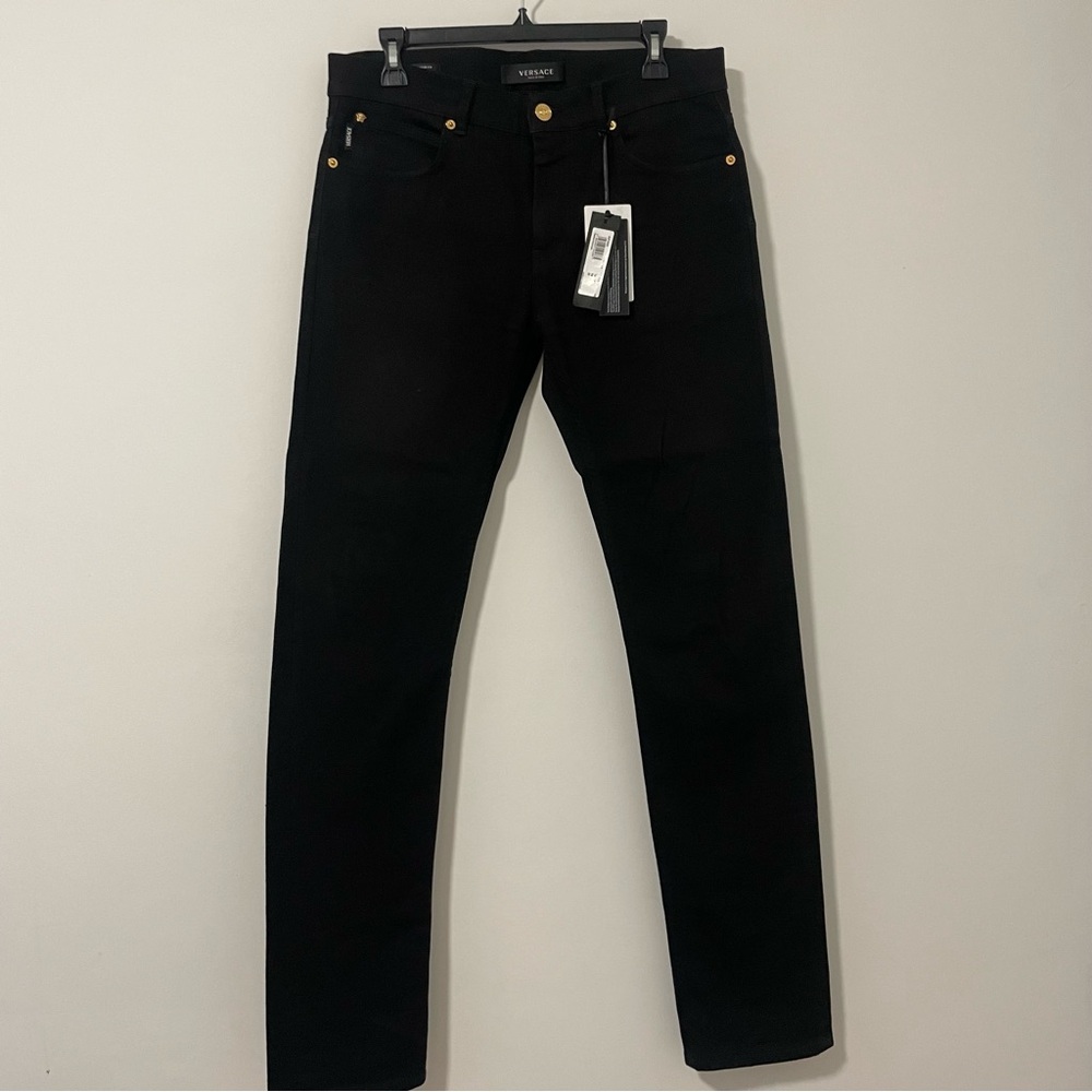 Versace Biggie Medusa Men's Black Jeans BNWT Size 31